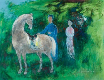 Asian Painting - VCD Spring Horse Asian